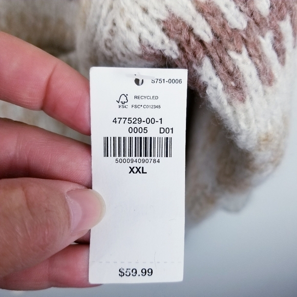 Old Navy #477529 Cardigan Grandpa Style Sweater NWT size XXL - Picture 5 of 8